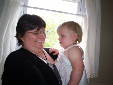 Me with one of my many grandchildren
