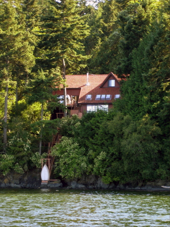 Derek's house from the water