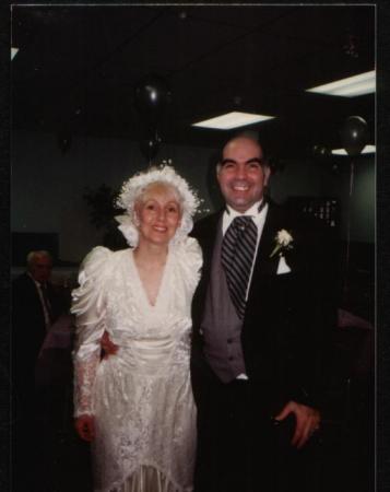 OUR "25TH" WEDDING ANNIVERSARY PICTURE APRIL 1992. WE ARE MARRIED ALMOST "40" YEARS NOW.