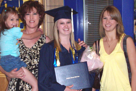 Oldest daughter's NAU graduation day, May 2009