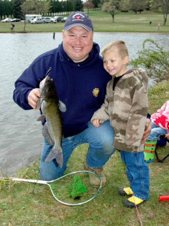 Daddy and JAZ Fishing