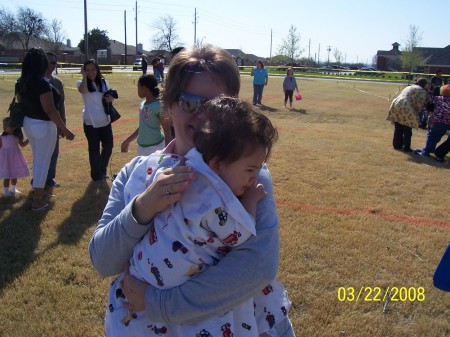 '08 Easter. Braedon and me