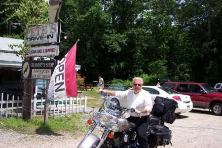 Bob on a H-D Heritage