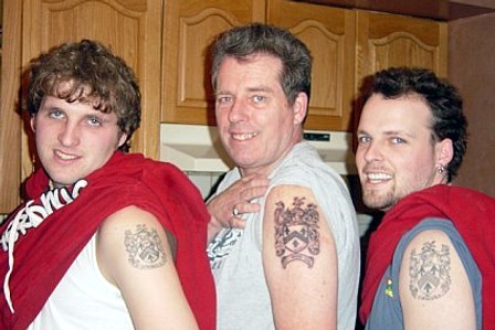 Brian and his sons  Jeff & Adam