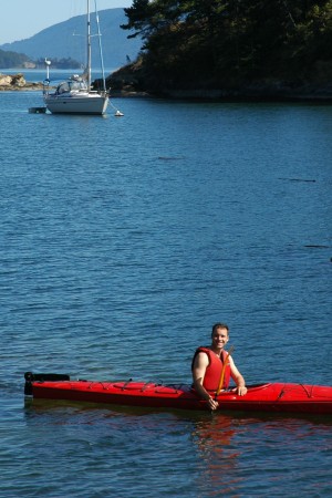 Kayaking near Patos Island