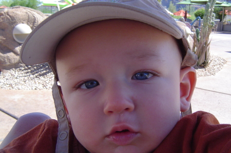 Ian soaking up the Sun in AZ