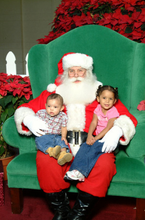 My kids with santa 2005!!!