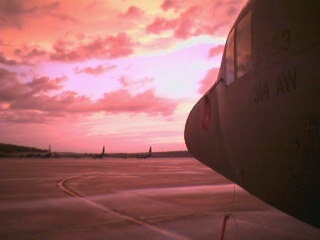 Sunset at Little Rock AFB