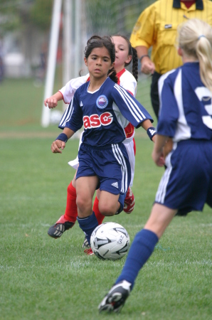 My soccer player (Ashley).