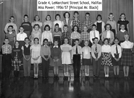Grade 4, LeMarchant Street School, 1956/57