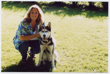 Heather & Our Baby- Nakoma - Siberian Husky