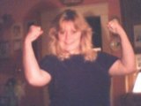 This Is Michelle Showing Her Muscles!