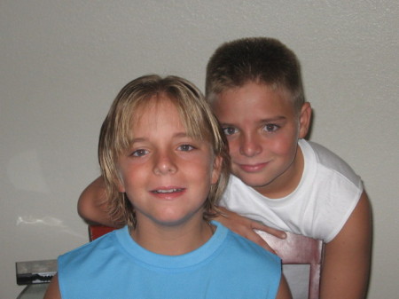 Benjamin and Mathew my twins age 10
