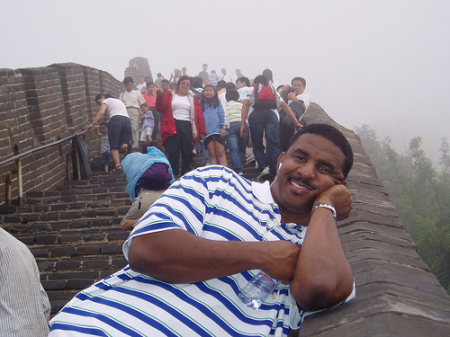 Chillin at the Great Wall Of China