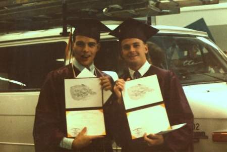 Jeff and Me after Graduation!!  Class of 1990!!