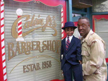 Willie Brown and Woody on the Paramount lot in Hollywood