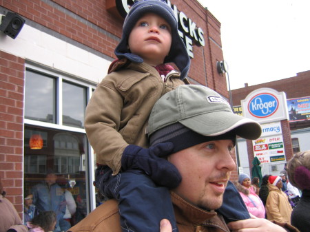 Jack and AJ at the Parade