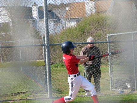 Hunter's homerun swing