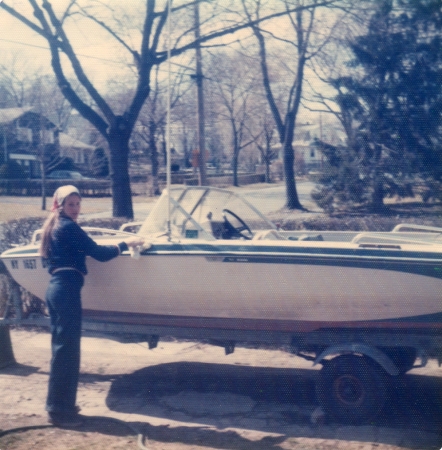 Washing the boat