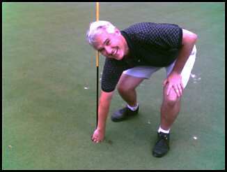 Taking the ball out from my hole-in-one