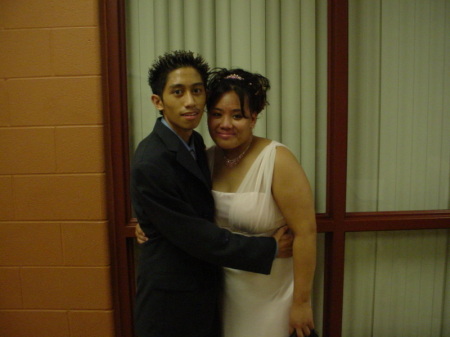 Me and my girlfriend at her homecoming in Huntley High School