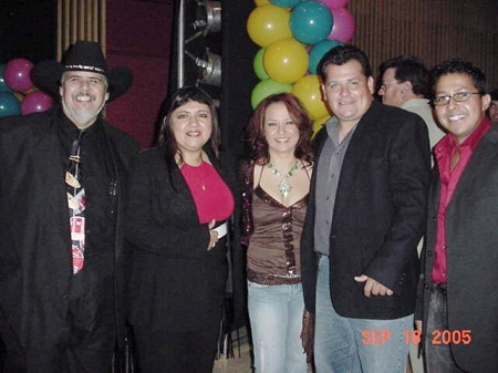 That is me with my band,I'm next to Shelly Lares.