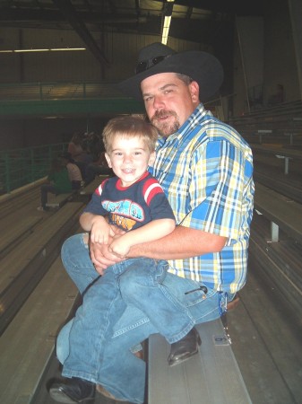 Husband Billy and youngest son Garrett