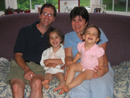 Corina with Rob and two daughters