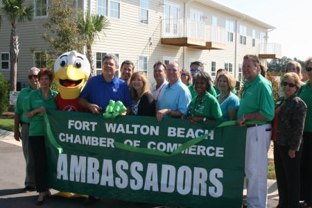 Palm Village Ribbon Cutting, Ft Walton Bch