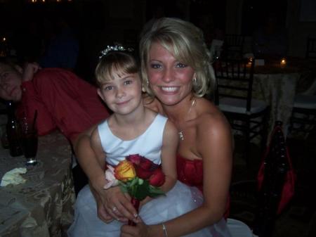 My oldest daughter, Whitney (and Morgan) at her friend's wedding