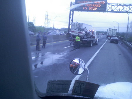 Accident on Rte 95 in New Jersey