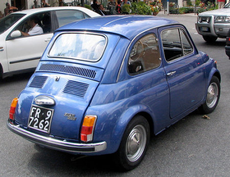 a 500 cc italian car