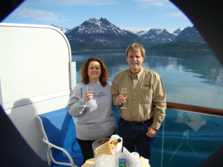 Alaska Cruise Balcony Breakfast