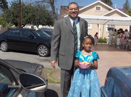 James and Jessica After Church March 2008