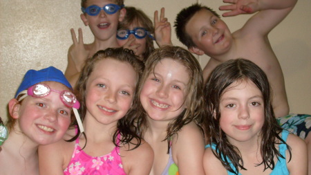 Brooke & friends at pool