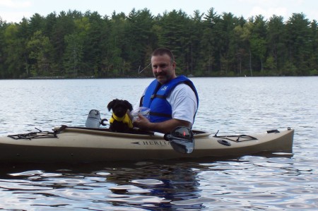 My husband and my dog