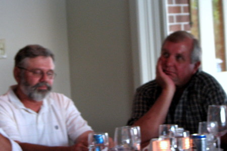 Rick & Jim listening intently!