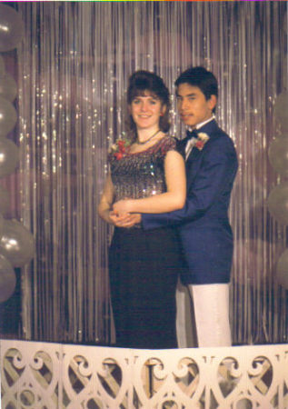 Clint and I Junior prom '89