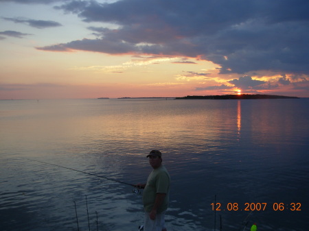 SUN SET ON TAMPA BAY