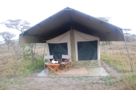 Tent in Ndutu