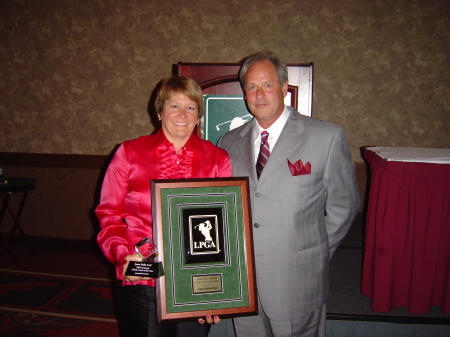 2006 LPGA National Coach of the Year Award dinner with husband Bob