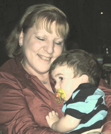 MY WIFE AND GRANDSON, LANDON