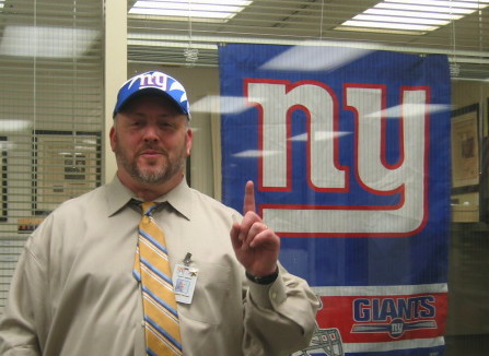 Chris Celebrating Giants Win