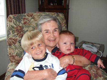 My momma with her great grandkids