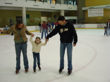 First time on the ice.... she a natural...