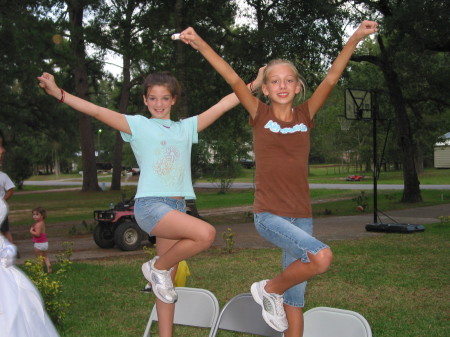 Chelsae and Sydney (grand-daughters)