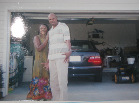 me and troy in our driveway 2006