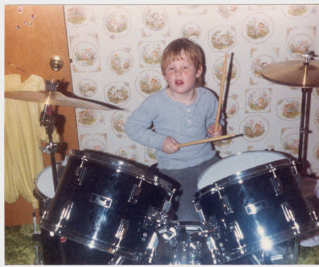 Quinn on the Drums
