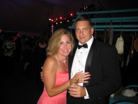Me and hubby at hospital fundraiser
