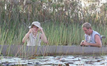 floating in the delta